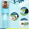 3-in-1 Pet Travel Water Bottle & Bowl