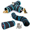 Foldable Cat Play Tunnel | Crinkle Tube for Indoor Cats