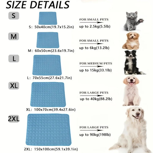 Pet Cooling Mat & Self-Cooling Bed