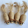 Sisal Mouse Cat Toys | Plush Catnip Mice Set