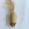 Sisal Mouse Cat Toys | Plush Catnip Mice Set
