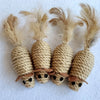 Sisal Mouse Cat Toys | Plush Catnip Mice Set