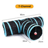 Foldable Cat Play Tunnel | Crinkle Tube for Indoor Cats