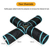 Foldable Cat Play Tunnel | Crinkle Tube for Indoor Cats