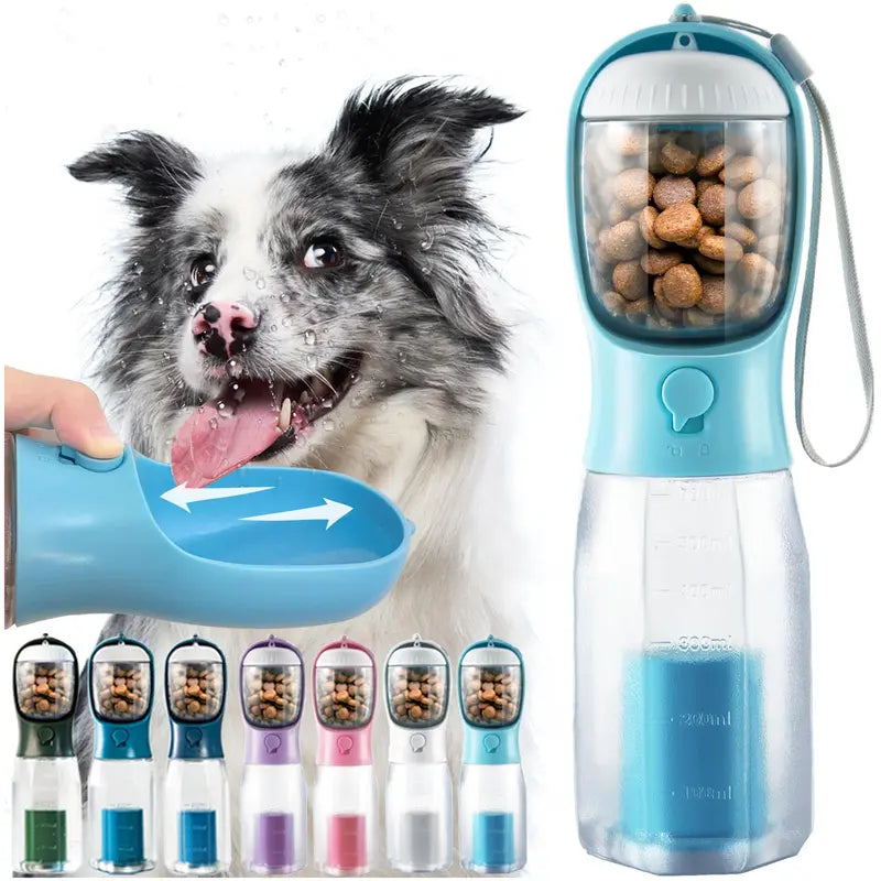 3-in-1 Pet Travel Water Bottle & Bowl